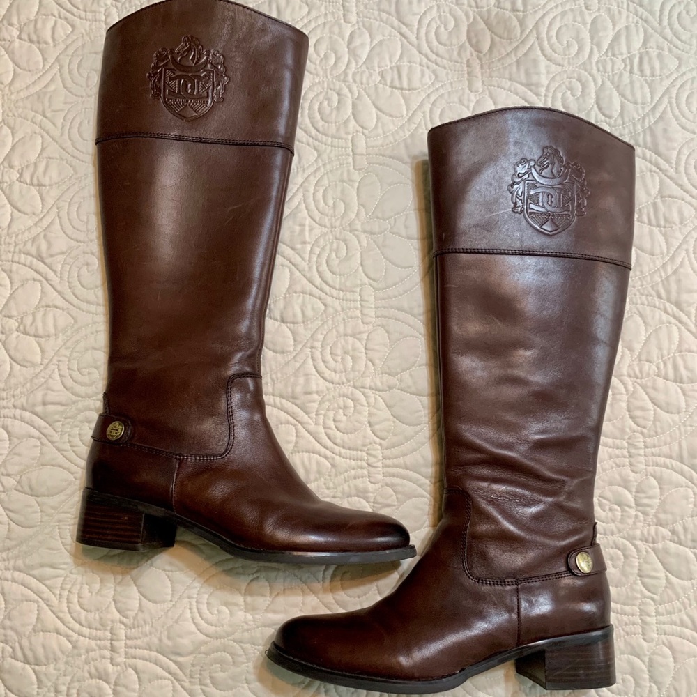 Etienne Aigner Leather Boots Size 7